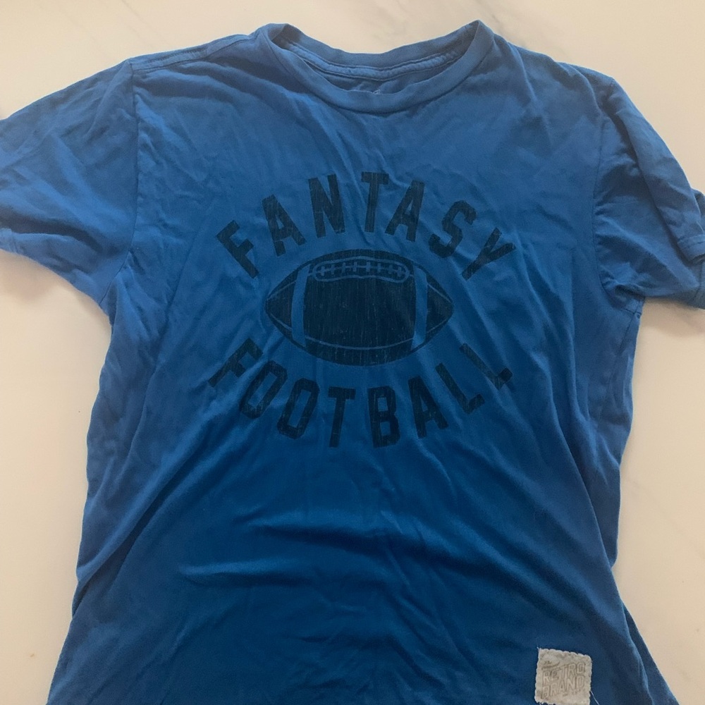 Etro Blue Fantasy Football Kids Tee